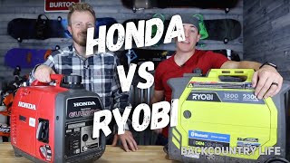 Honda 2200 Generator vs Ryobi 2300 Generator [upl. by Eerej]