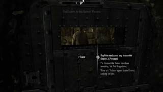 FIX The Elder Scrolls V Skyrim  Esbern cant talk Glitch [upl. by Jariah]