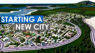 Starting A New City In Cities Skylines  Canalville [upl. by Sheaff]