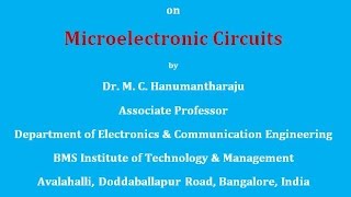 Lecture 1 Introduction to Microelectronic Circuits [upl. by Aileen]