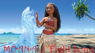 DISNEY MOANA  Fight Song Lyrics [upl. by Shirleen]