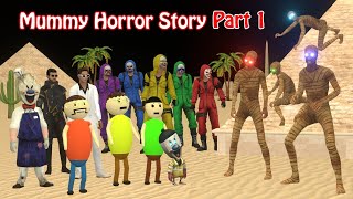 Gulli Bulli And Mummy Horror Story Part 1  Horror Story  Gulli Bulli  MJOH Toons [upl. by Mun]