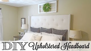 DIY Upholstered Headboard [upl. by Ellemaj]