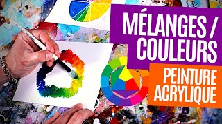 🎨 Mélange peinture  couleurs TUTO 2020 [upl. by Frederigo112]