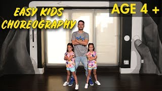 Easy Kids Choreography  Hip Hop Dance Tutorial AGES 4  MihranTV [upl. by Eronaele]