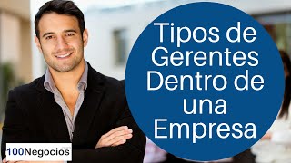 Tipos de Gerentes Dentro de una Empresa [upl. by Notsahc]