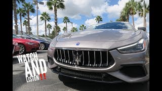 FIRST DRIVE 2019 Maserati Ghibli S GranSport [upl. by Rudiger]