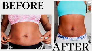 I DID CHLOE TINGS STANDING ABS WORKOUT FOR 2 WEEKS  RESULTS AFTER CHALLENGE [upl. by Sabian]