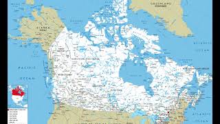 map of Canada [upl. by Stieglitz]