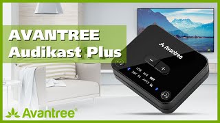 Watch TV using Wireless Headphones Bluetooth 50 Adapter for TV  Avantree Audikast Plus [upl. by Elleinaj]