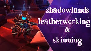 Shadowlands Professions Guide  Leatherworking and Skinning [upl. by Ethbinium]