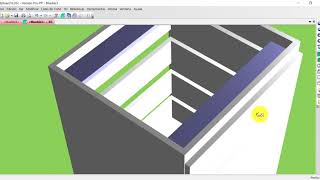 ¿cómo hacer estructura de cocina parte baja en Polyboard [upl. by Nichole]