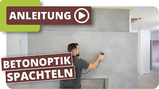 Spachteltechnik in Betonoptik [upl. by Kowal]