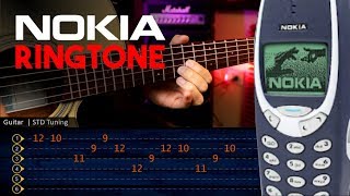 NOKIA 3310 RINGTONE GUITAR TAB  Cover Guitarra Christianvib [upl. by Dust]