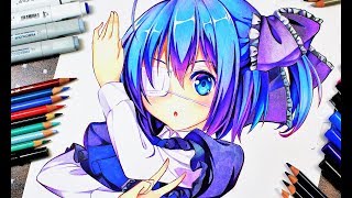 Drawing Rikka Takanashi  Step By Step 小鳥遊たかなし 六花りっか [upl. by Lynnet570]