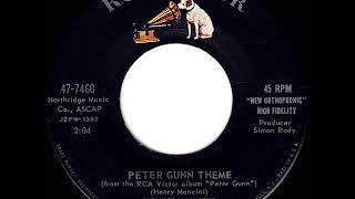 1959 Henry Mancini  Peter Gunn Theme mono [upl. by Anauqat]