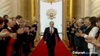 Vladimir Putin sworn in as Russian President at Kremlin ceremony [upl. by Aym758]