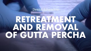 Endodontics Retreatment and removal of Gutta Percha [upl. by Atiuqaj815]