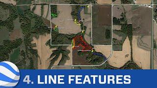 Google Earth Tutorial Part 4 Drawing Line Features [upl. by Enilorak353]