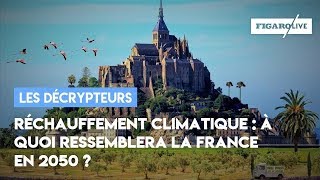 Réchauffement climatique  à quoi ressemblera la France en 2050 [upl. by Notgnihsaw777]