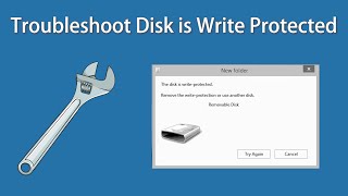 4 Super Effective Methods to quotThe Disk Is Write Protectedquot Problem on USB [upl. by Rabassa]