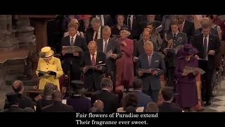 Crown him with many crowns Hymn  Westminster Abbey with lyrics [upl. by Bedwell]