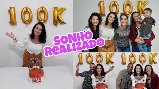 Comemoração dos 100k com minha família  Laís Veloso [upl. by Phonsa481]