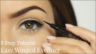 Eyeliner Tutorial  5 Steps  TheMakeupChair [upl. by Portingale604]