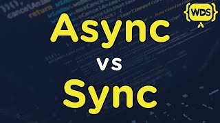 Asynchronous Vs Synchronous Programming [upl. by Ardnic]