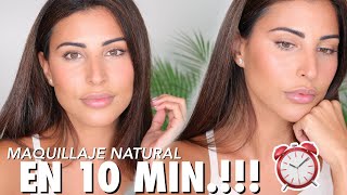 MAQUILLAJE NATURAL en 10 MINUTOS  Eva Davis [upl. by Lavotsirc]