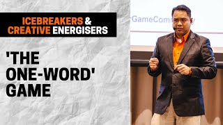 Icebreakers and Creative Energisers How to Play One Word game [upl. by Yorgo]