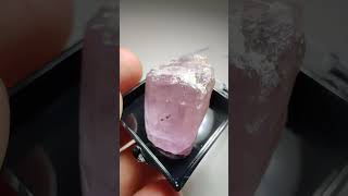 Kunzite crystal Afghanistan [upl. by Ahsenid]