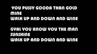 Konshens  Walk and Wine Lyrics DancehallLyrics [upl. by Blockus]