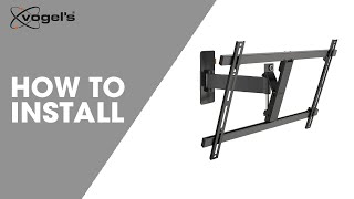 WALL 3325 WALL 3345  FullMotion TV wall mount  Vogels [upl. by Annahael785]