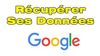 Comment récupérer ses données Google [upl. by Eillit]