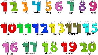 French Lesson  NUMBERS 120  Compter jusquà 20  Learn French [upl. by Nilrev]