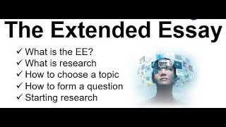 How to do IBs Extended Essay by an EE examiner [upl. by Radferd]