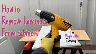 How to remove laminate from cabinets [upl. by Lezlie861]