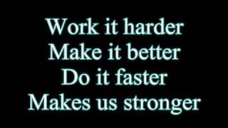 Daft PunkHarder Better Faster Stronger Lyrics [upl. by Down214]