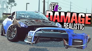 Realistic Damage Mod in Need for Speed HEAT 20 [upl. by Yssirhc]