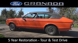 1975 Ford Granada GL  Back on the road after 27 years [upl. by Adnalue]