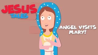 Angel Visits Mary  Jesus Tales  Stories of Jesus Christ  4K Video [upl. by Ahsauqram823]