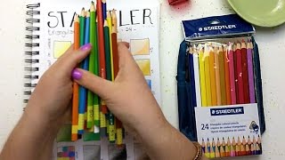 Staedtler Colored Pencils Review [upl. by Aihsenet926]