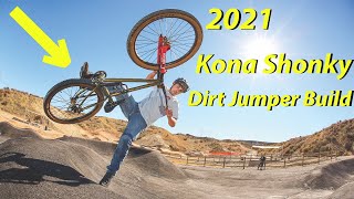 Pump Track Testing The 2021 Kona Shonky Custom Build  Mountain Bike Action Magazine [upl. by Yettie]