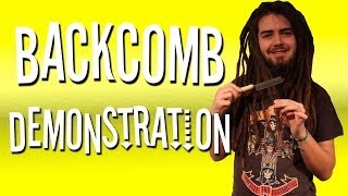 How To Make Dreadlocks  Backcomb Method [upl. by Yvette961]