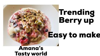 Trending Berry upBerry up recipefruit Bae stylehow to make Berry up at home [upl. by Varrian1]