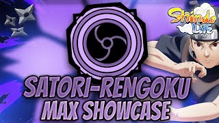 2000 SPINS MAX SATORI RENGOKU FULL SHOWCASE  Shindo Life [upl. by Olympium]