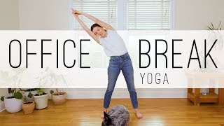 Office Break Yoga  14Minute Yoga Practice [upl. by Kcirttap]