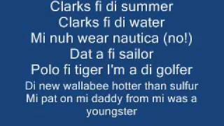 clarkes by vybz kartel ft popcorn and GAZZA WITH LYRICSflv [upl. by Drawyeh]