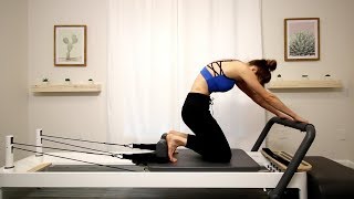 Pilates Reformer Beginner Class [upl. by Nadabas]